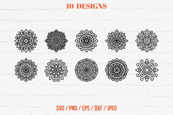 Download Mandala Ornament Bundle SVG - Ornament bundle svg Collection