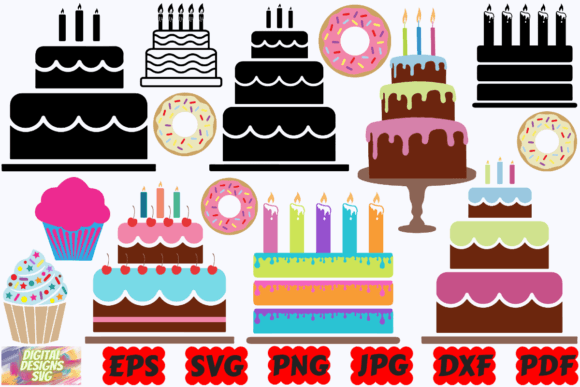 Download Birthday Cake SVG | Cake SVG |Topper SVG - Birthday cake svg Collection