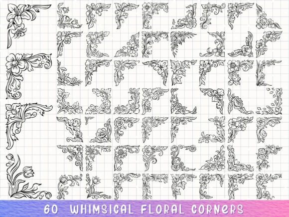 Download Floral Corner Svg, Botanical Border - Border Collection