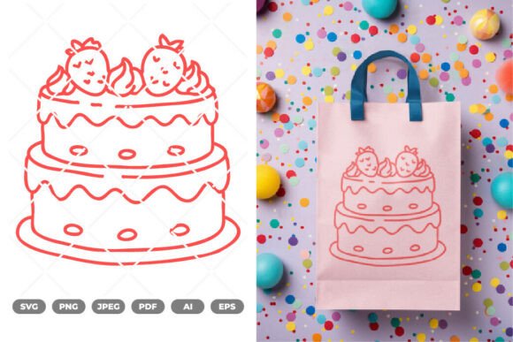 Download Birthday Cake SVG &amp; Clipart - Birthday cake svg Collection