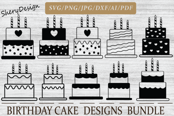 Download Birthday Cake SVG - Birthday cake svg Collection