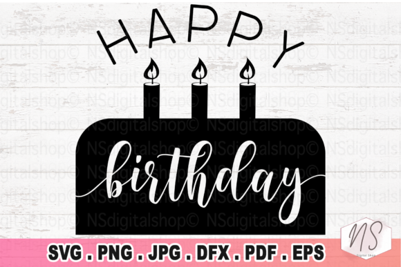 Download Happy Birthday Cake SVG - Birthday cake svg Collection